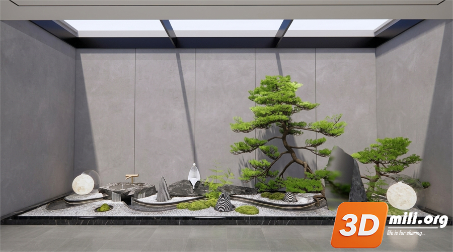 Mini Garden Skp Files 